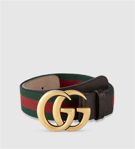 new gucci web belt